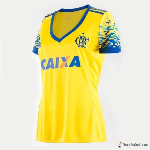 Camiseta Flamengo Replica Tercera Ropa Mujer 2017/18